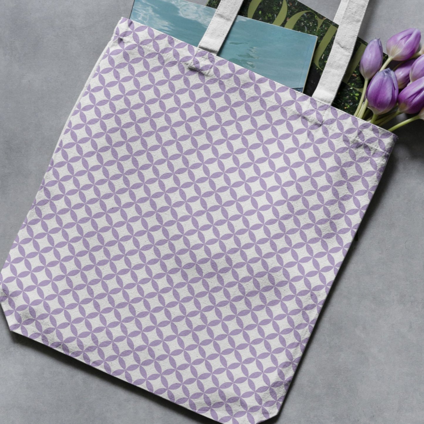 Lilac Seamless Digital Papers | Essential Geo | 48 Light Purple & White Patterns | 12x12 Digital Paper Pack